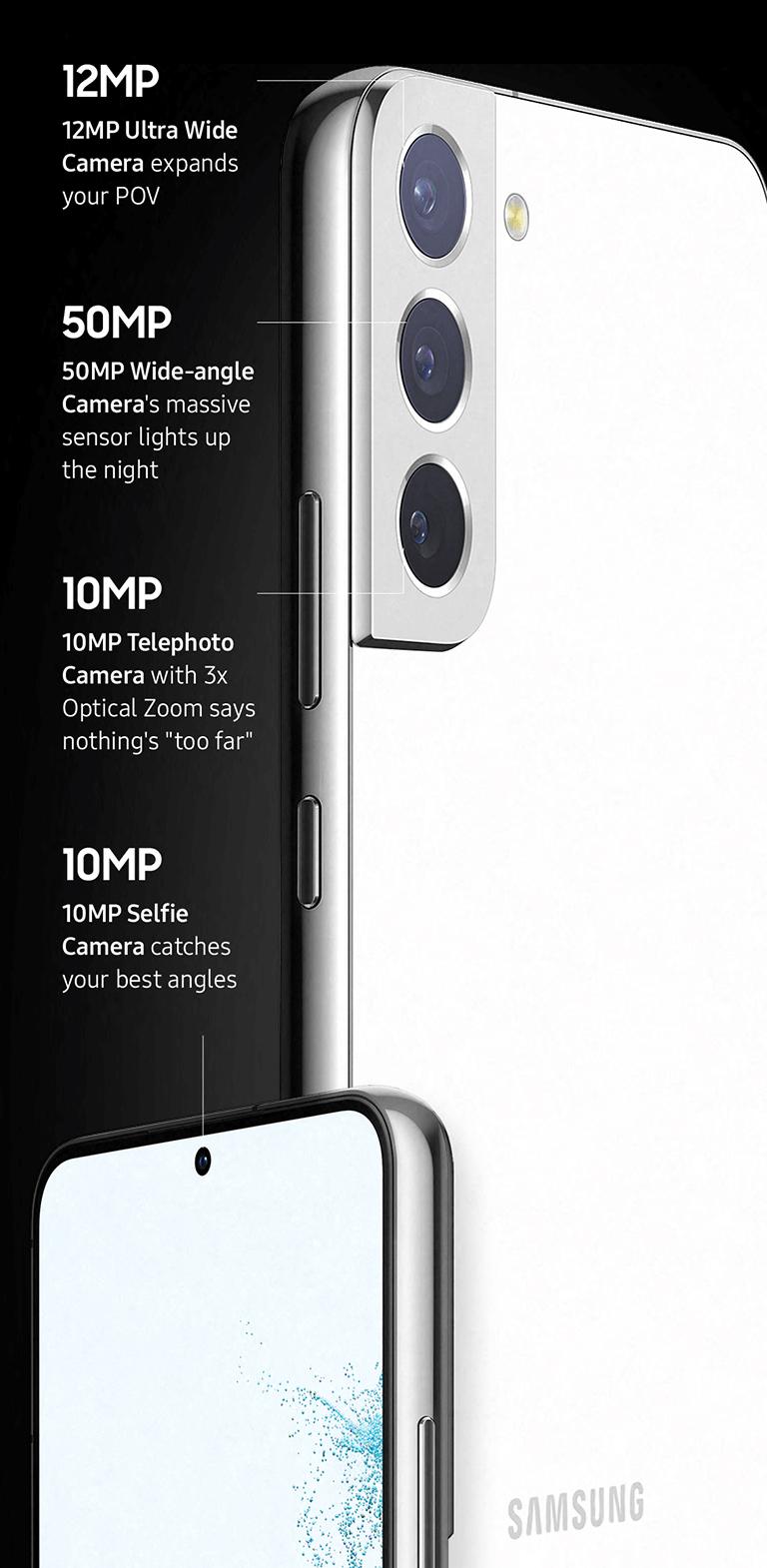 Samsung Galaxy S22+ 5G Camera Specs