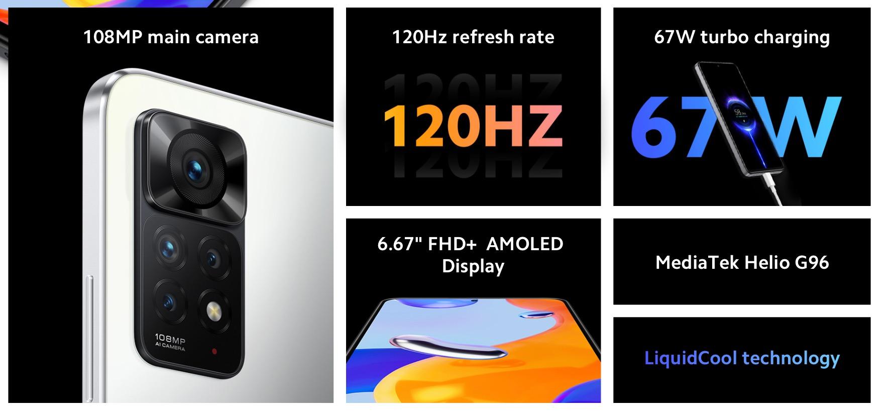 Xiaomi Redmi Note 11 Pro Specs