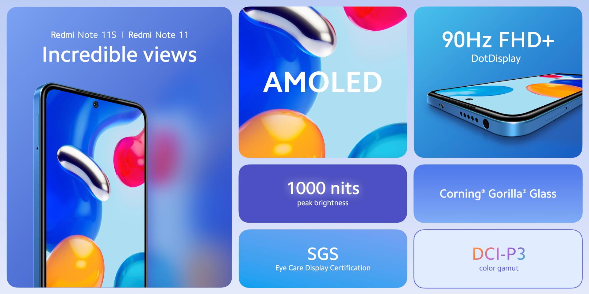 Xiaomi Redmi Note 11S Display Specification