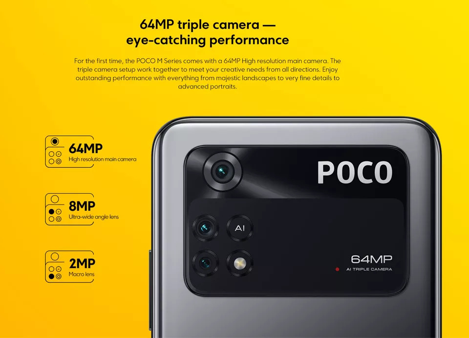 Xiaomi Poco M4 Pro camera specification