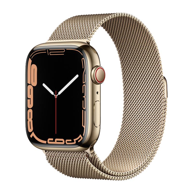 Apple Watch Series 7 Stainless Steel Frame Gold Apple Watch Series 7 Stainless Steel Frame Gold