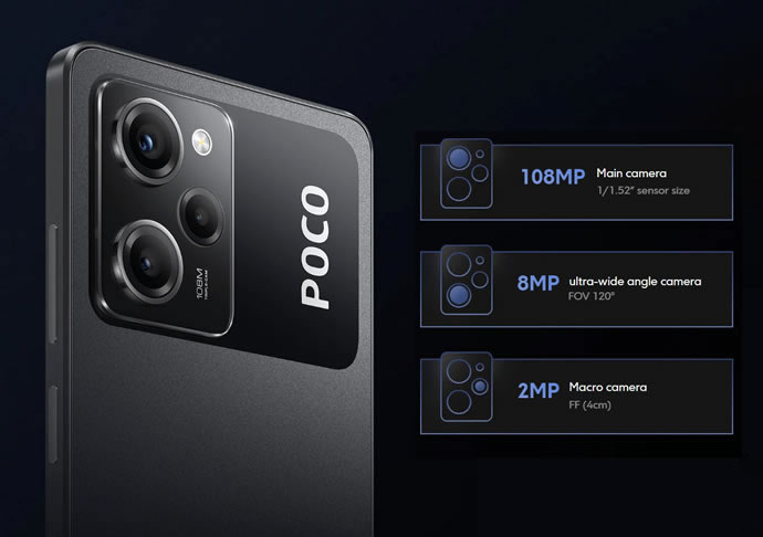 Xiaomi Poco X5 Pro Camera Specifications