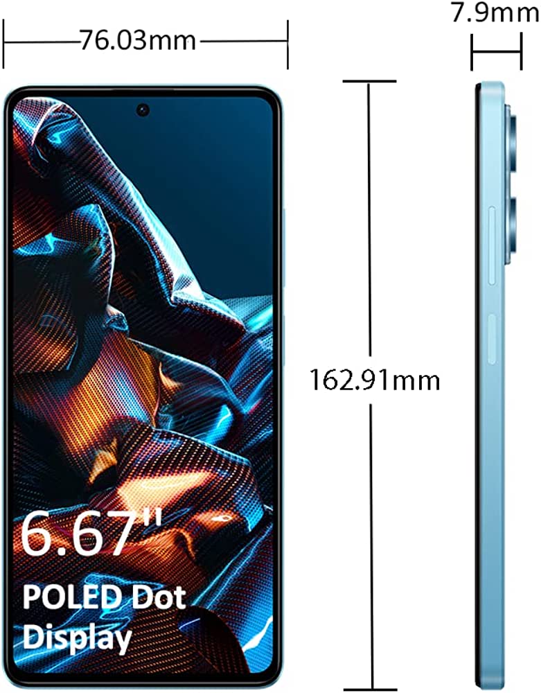 Xiaomi Poco X5 Pro Size