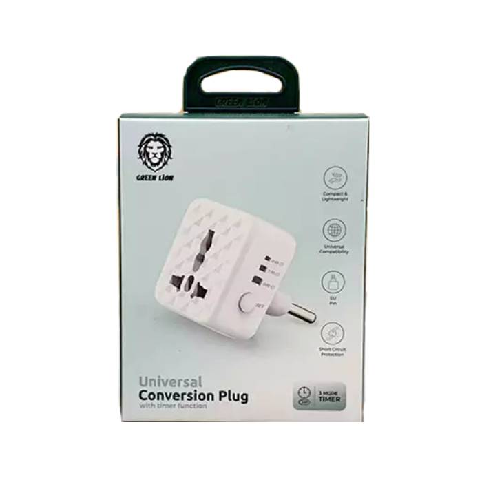 1-35-min تبدیل برق 3 به 2 تایمردار GREEN LiON universal conversion plug - Image 1