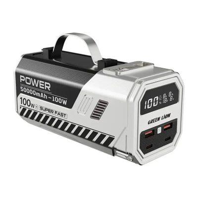 Green Lion 50000mAh Power Bank 100W Front