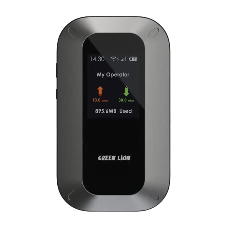 Green Lion Portable Mifi Router 4G LTE 3G Front Green Lion Portable Mifi Router 4G LTE 3G Front