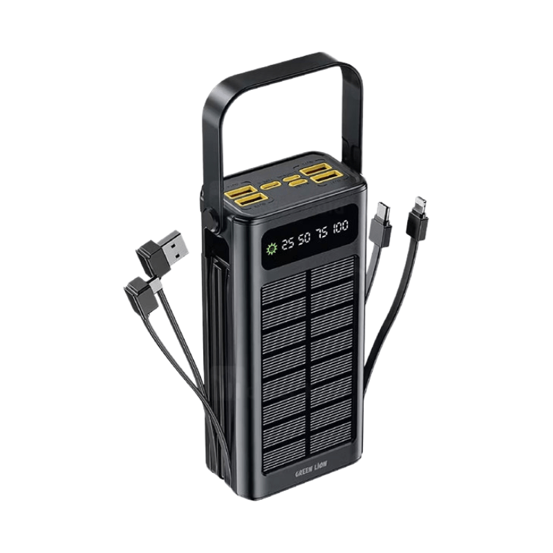 2 پاوربانک خورشیدی گرین لاین مدل Green Lion Solar X 30000mAh Power Bank - Image 1