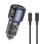 شارژر فندکی دو پورت خروجی ۷۵ وات گرین لاین