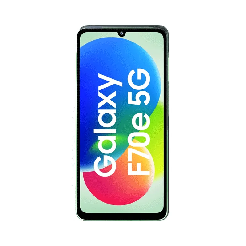 Samsung-Galaxy-F70e-5Gfront گوشی موبایل سامسونگ مدل Samsung Galaxy F70e 5G دو سیم کارت ظرفیت 128 گیگابایت و رم 4 گیگابایت - Image 1